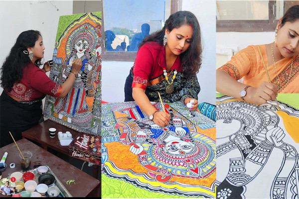 मिथिला क्यानभासमा सुनैना–कुची